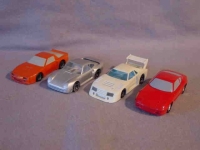 Matchbox Kingsize prototype models - Z28, Porsche, Mustang, Ferrari - click to enlarge Matchbox Kingsize prototype models - Z28, Porsche, Mustang, Ferrari